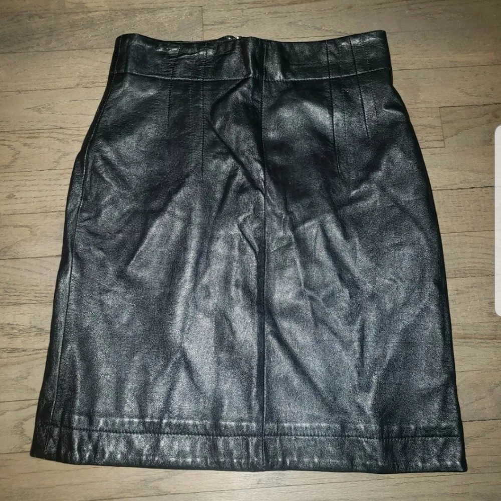 Vintage Soft Leather Skirt